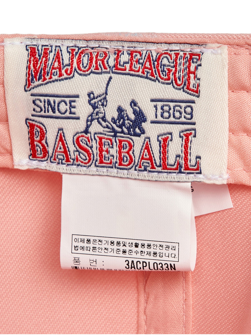 Varsity Lettering Unstructured Ball Cap LA Dodgers Pink