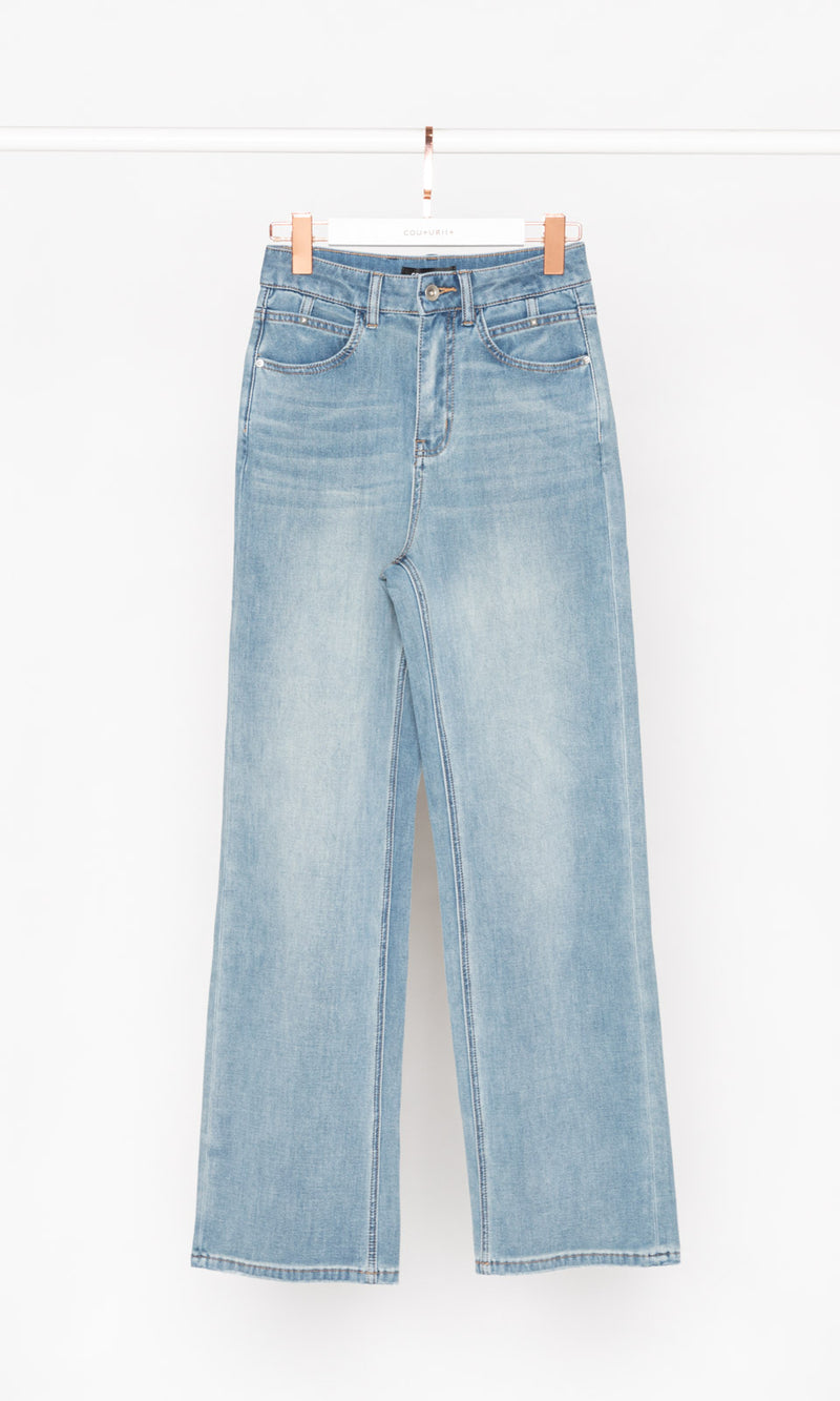 High-waisted Soft Relax Fit Jeans