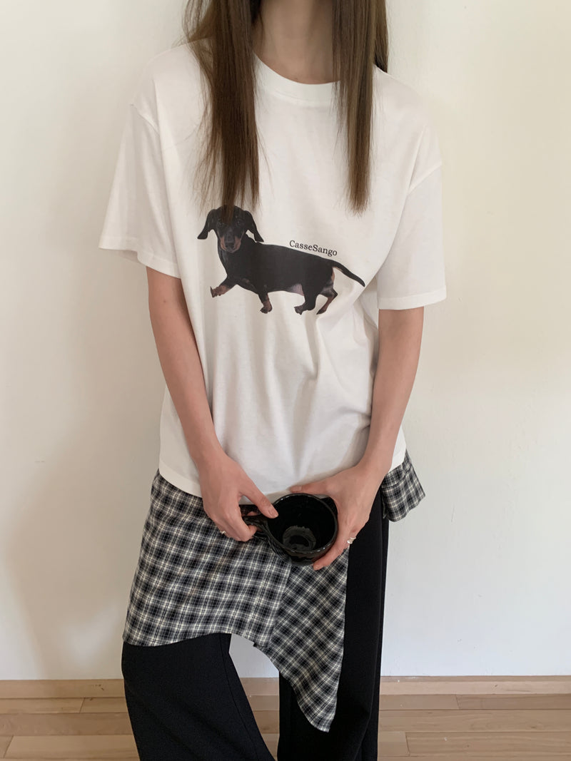 Dog Print T-shirt