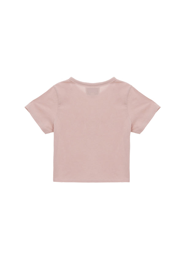 Logo Crop Top in Pink