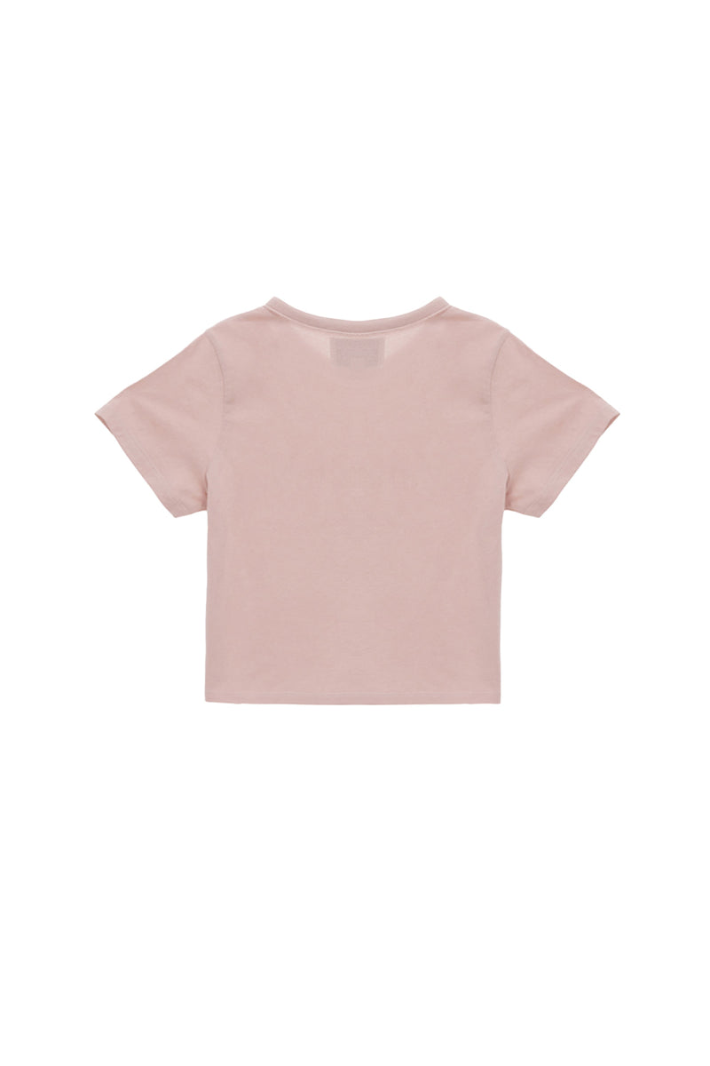 Logo Crop Top in Pink