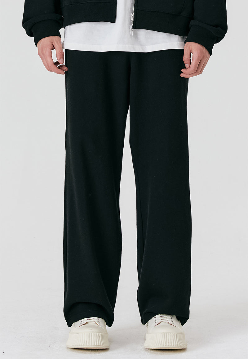 Signature Relax Wide Pants Black