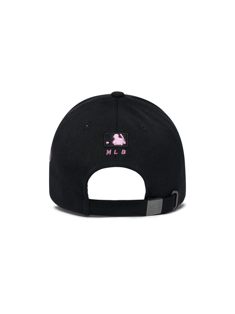 Diamond Structure Ball Cap NY Yankees Black Pink