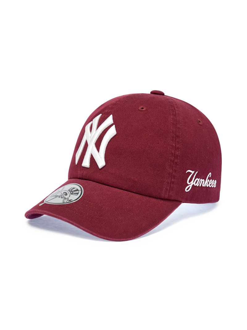 Signature Unstructured Ball Cap NY Yankees Wine