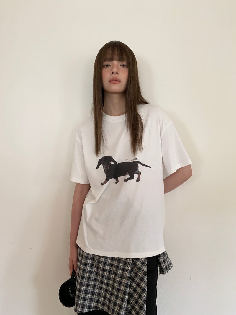 Dog Print T-shirt