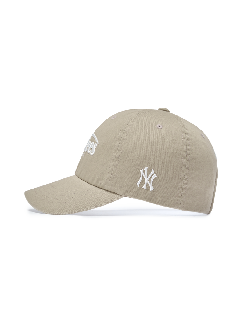 Jelly Unstructured Ball Cap NY Yankees Beige