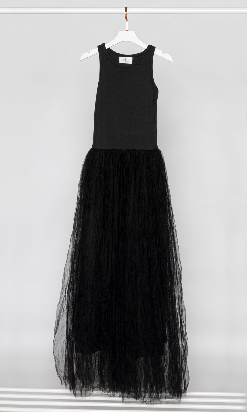 Ballerina Tank Tulle Maxi Dress