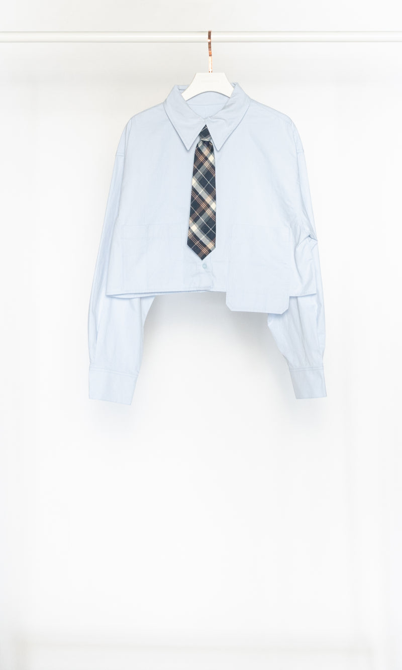 Big Pockets Shirt with Tie