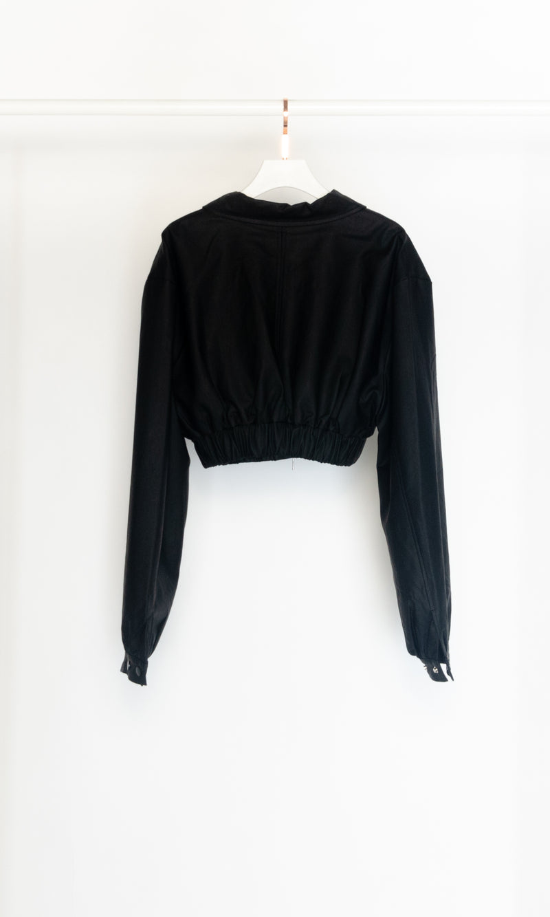 Crop Leather Jacket