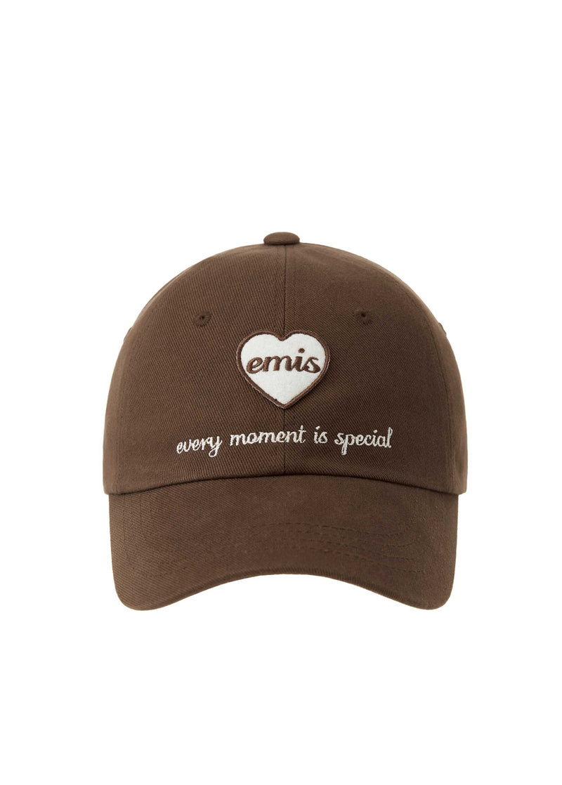 Heart Wappen Ball Cap Brown