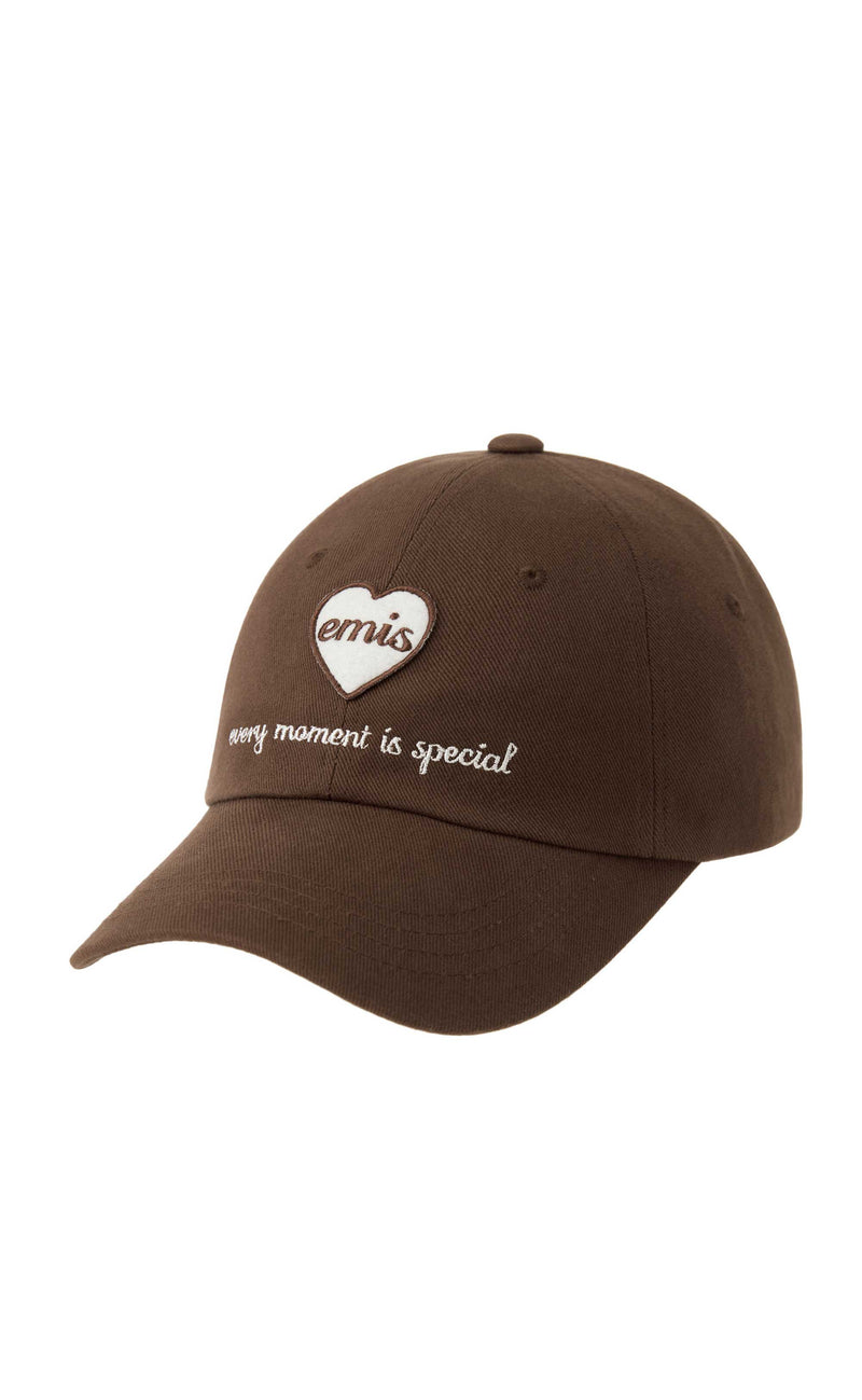 Heart Wappen Ball Cap Brown