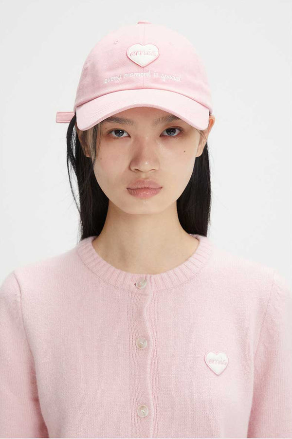 Heart Wappen Ball Cap Pink