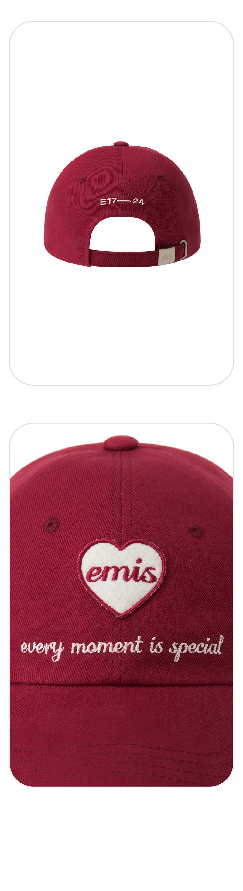 Heart Wappen Ball Cap Red