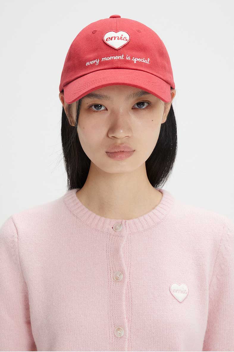 Heart Wappen Ball Cap Red