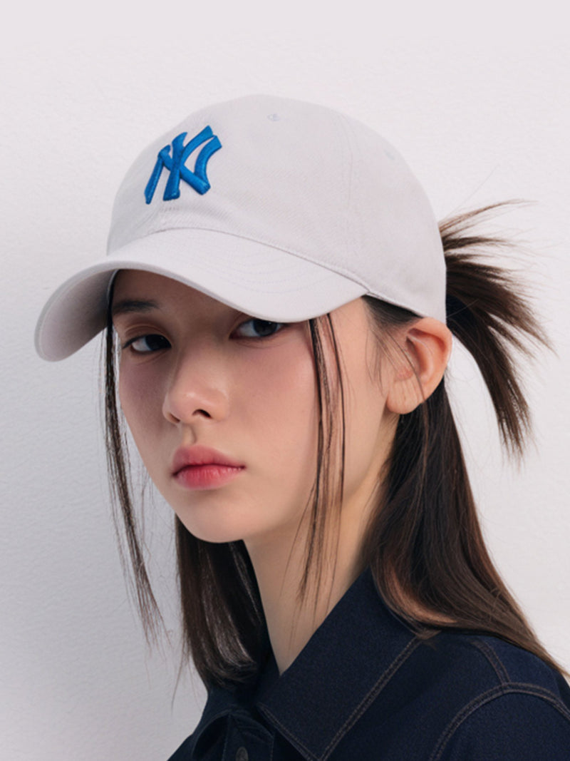 Ace Unstructured Ball Cap NY Yankees Grey