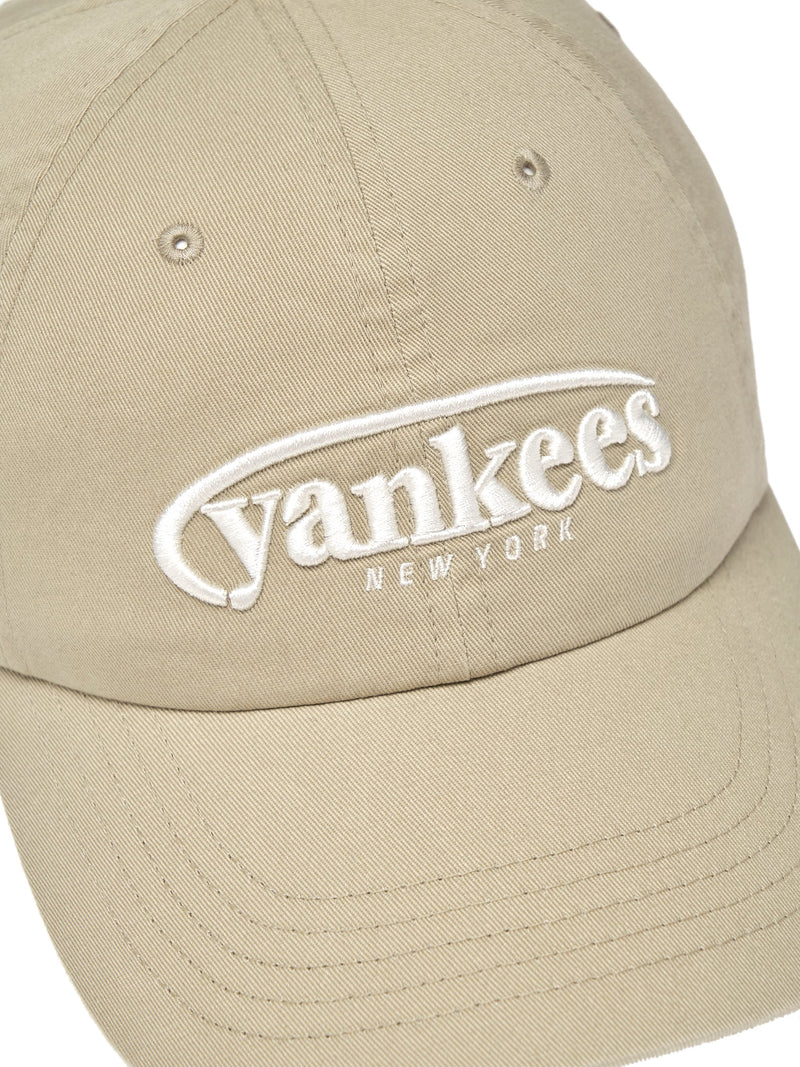 Jelly Unstructured Ball Cap NY Yankees Beige