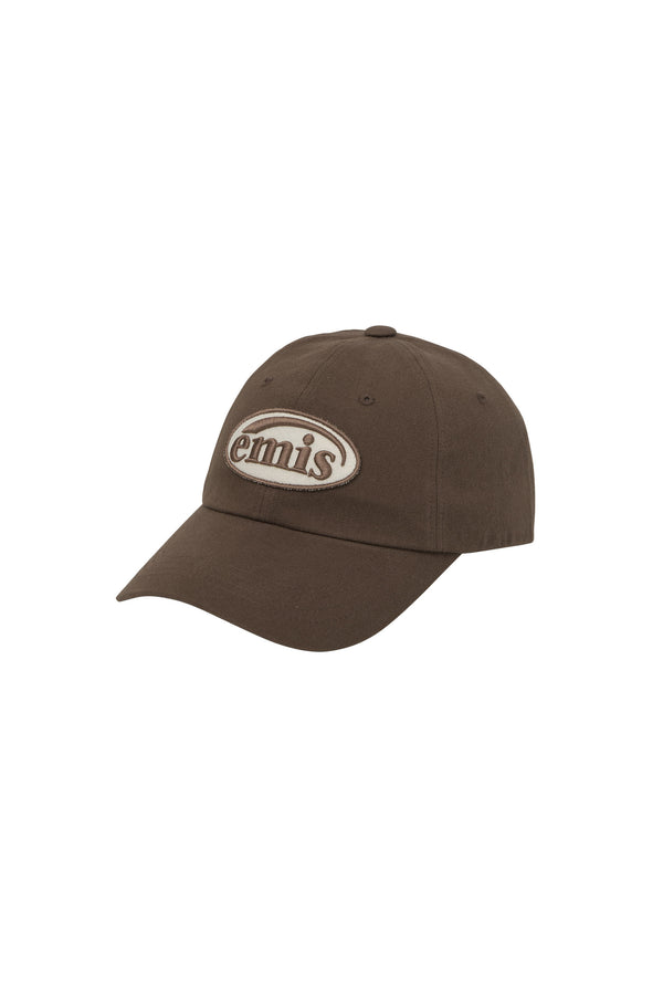 Tone on Tone Wappen Ball Cap Brown