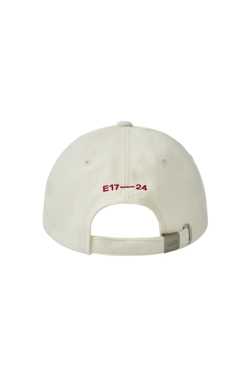 Applique Ball Cap Cream