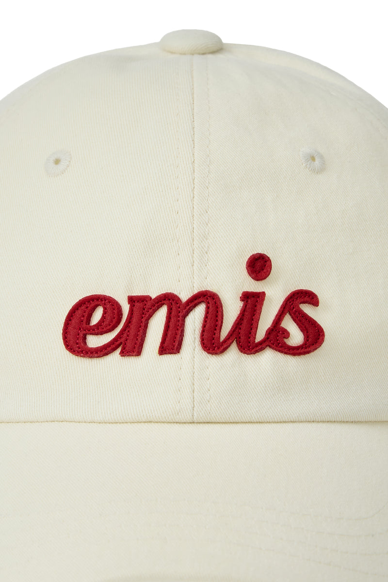 Applique Ball Cap Cream