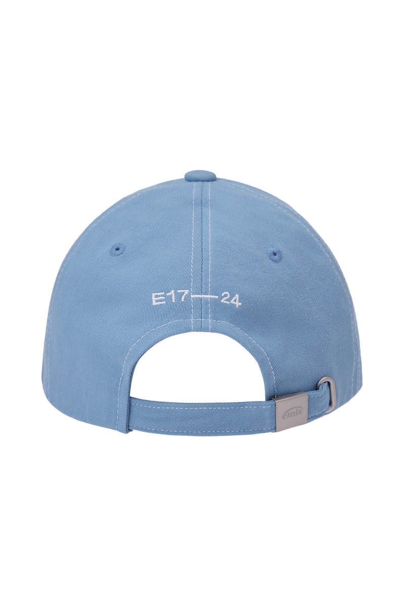 White Stitch Ball Cap Sky Blue