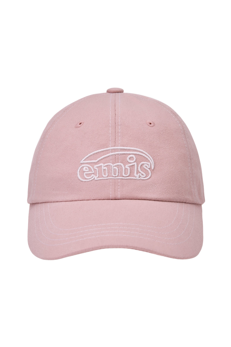 White Stitch Ball Cap Pink