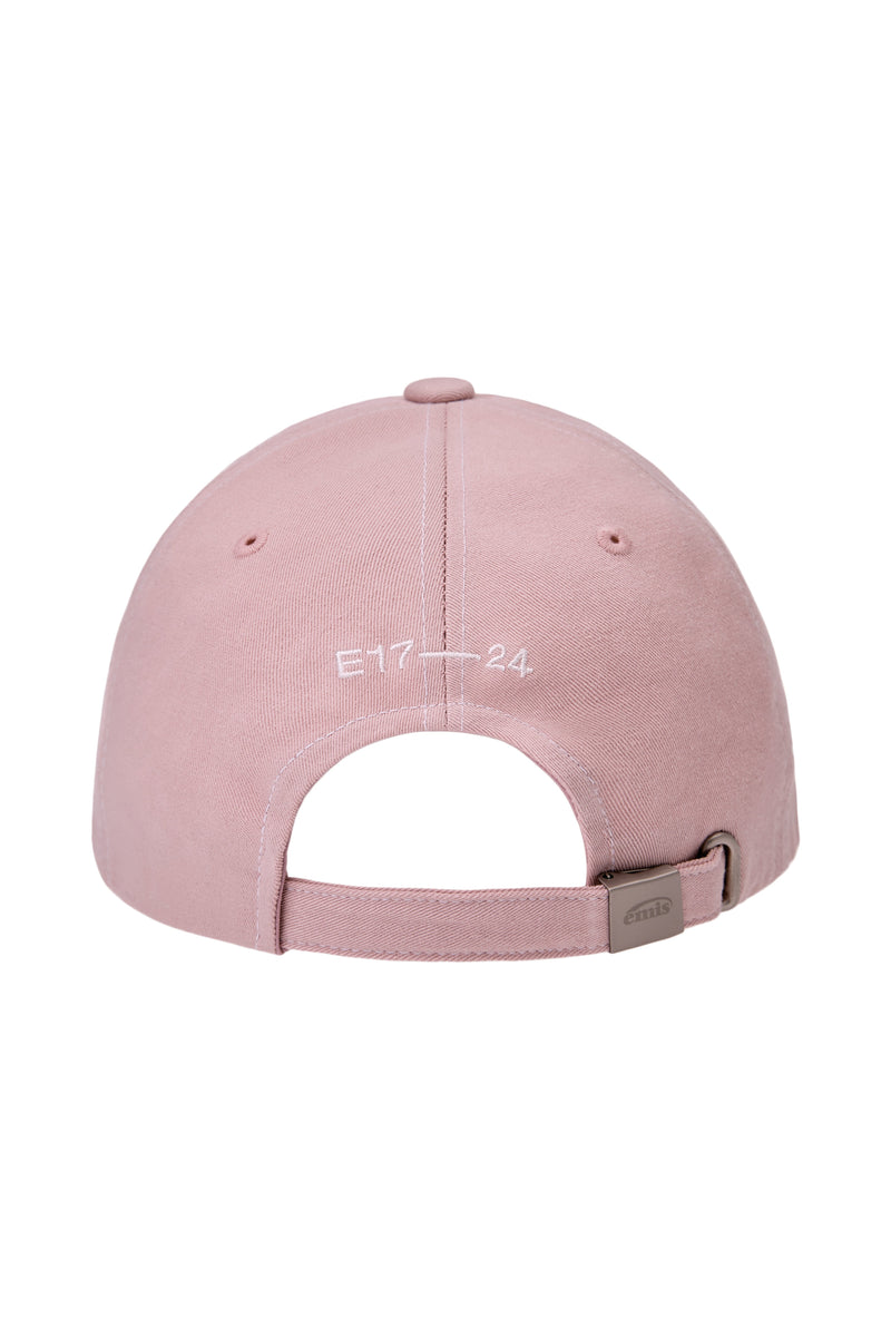 White Stitch Ball Cap Pink