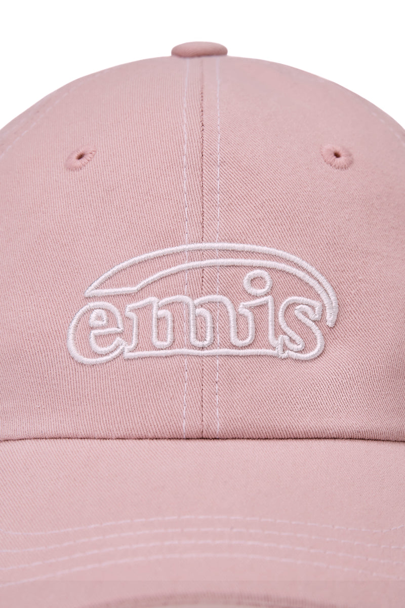 White Stitch Ball Cap Pink