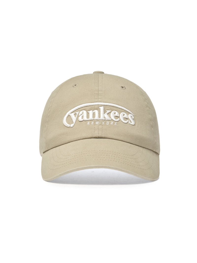 Jelly Unstructured Ball Cap NY Yankees Beige