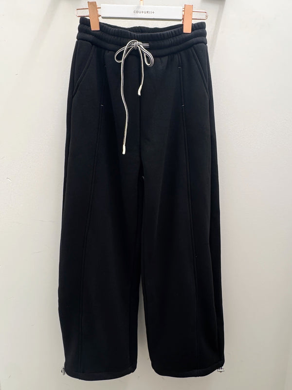 Front Seam with Thick Fleece Sweatpants