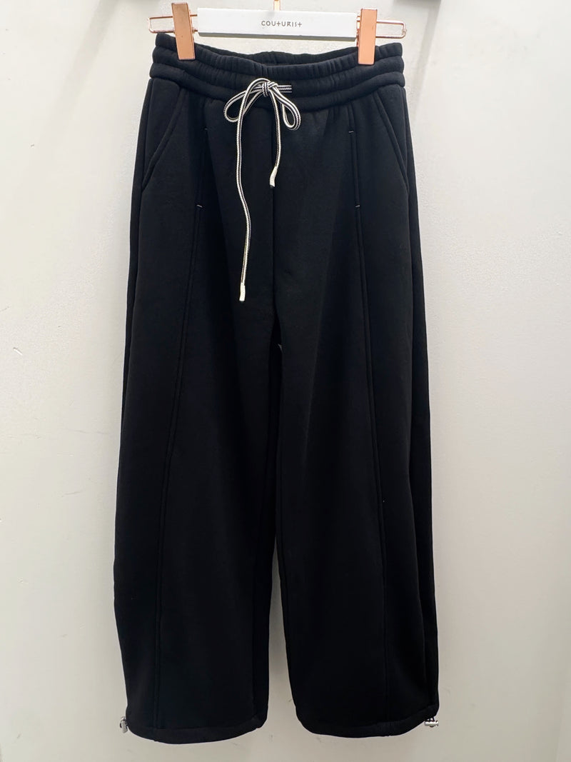 Front Seam with Thick Fleece Sweatpants