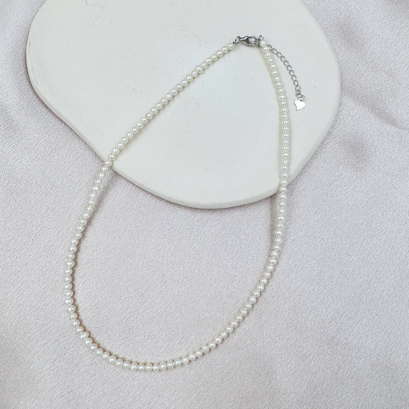 3mm Freshwater Pearls Necklace