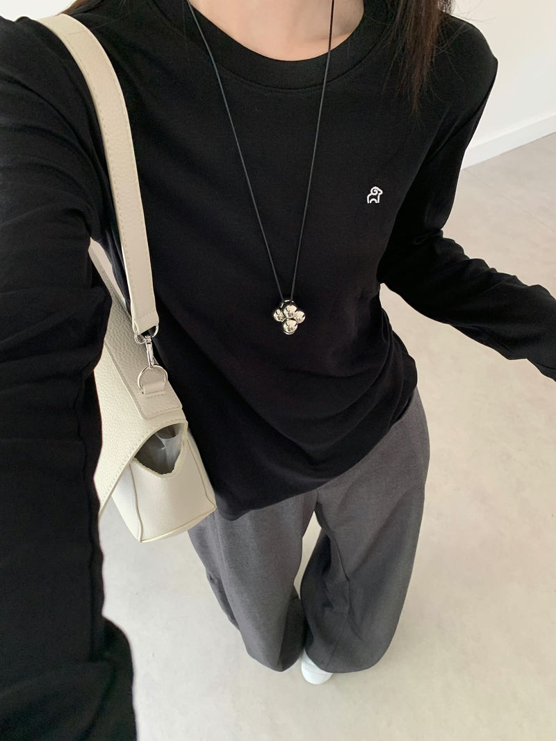 Sheep Logo Long Sleeves T-shirt