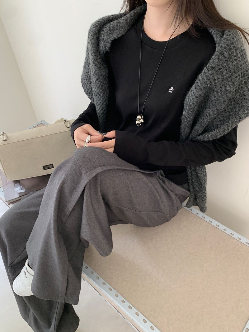 Sheep Logo Long Sleeves T-shirt