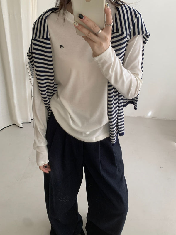 Sheep Logo Long Sleeves T-shirt