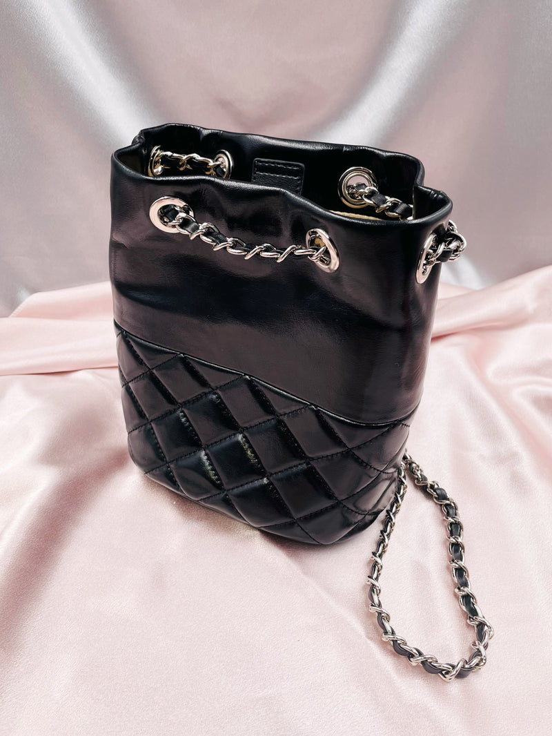 Half Quilted Bucket Bag