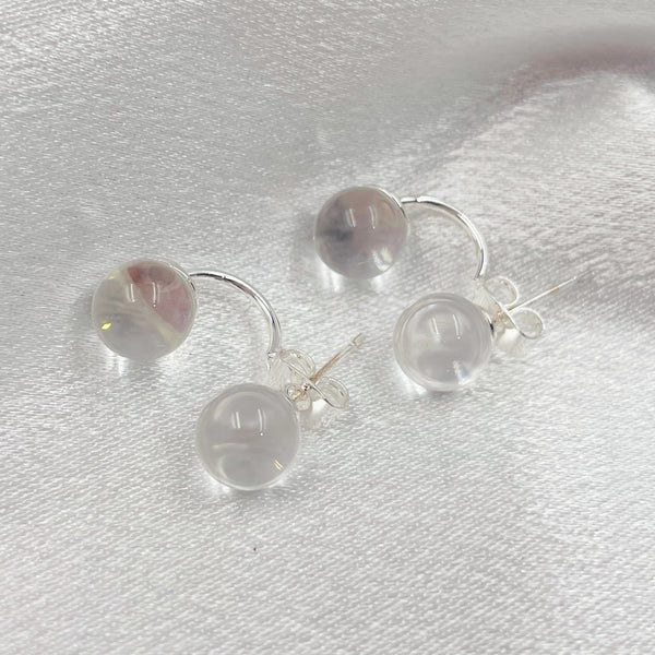 Clear Balls Earrings