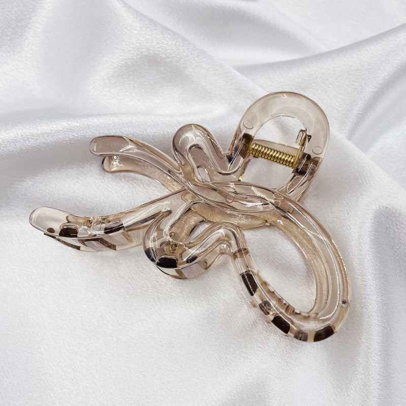 Acrylic Asymmetrical Butterfly Hair Clip