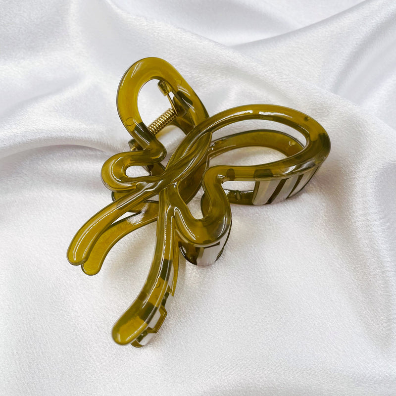 Acrylic Asymmetrical Butterfly Hair Clip