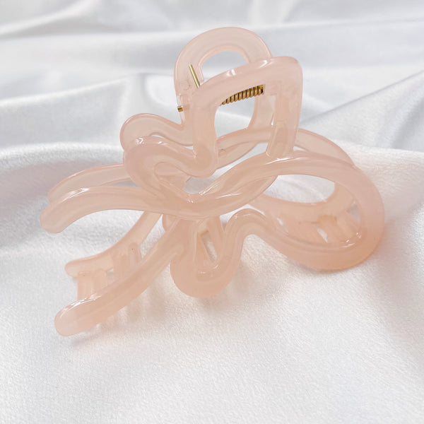 Acrylic Asymmetrical Butterfly Hair Clip