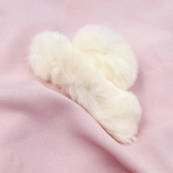 Fluffy Fur Hair Clip