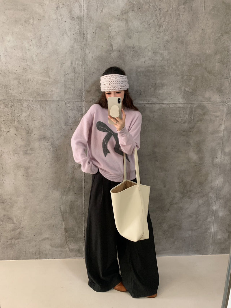 Bow Knit Sweater