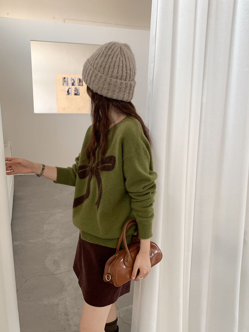Bow Knit Sweater