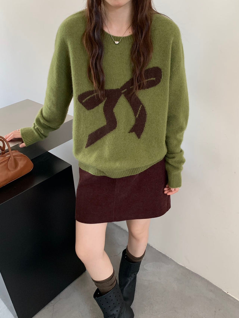 Bow Knit Sweater