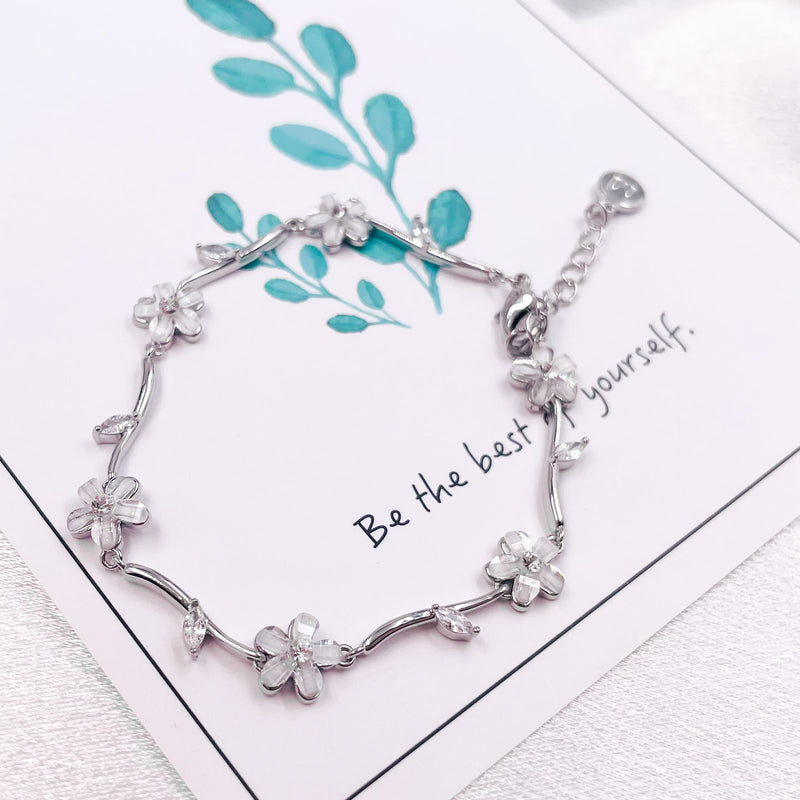 Flowers with Branches Bracelet