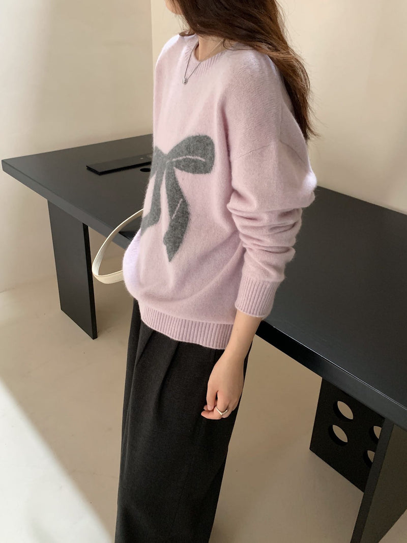 Bow Knit Sweater