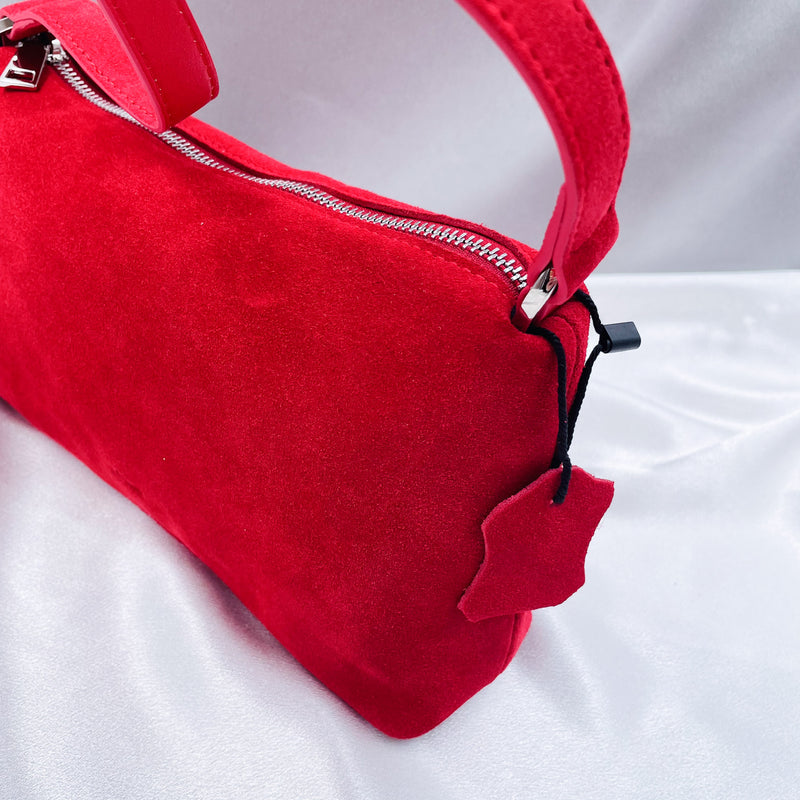 Soft Suede Shoulder Purse