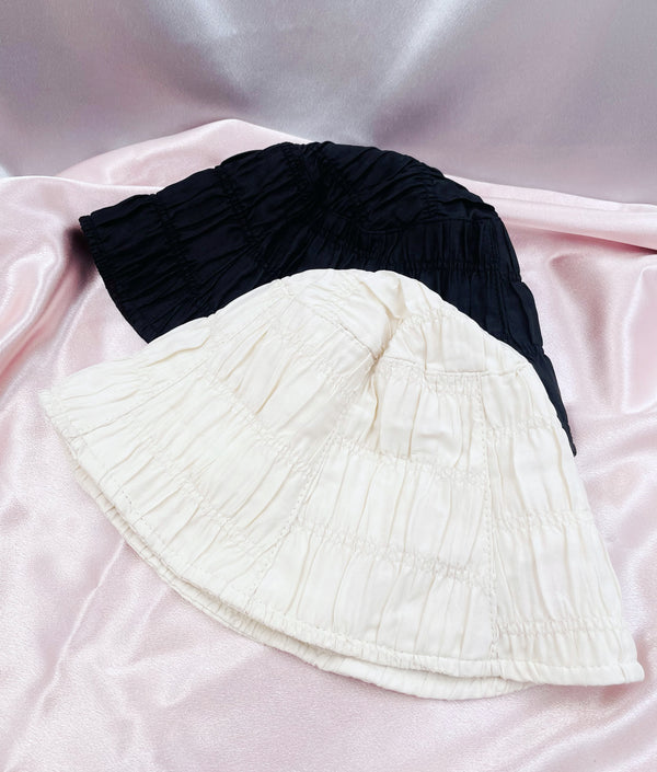 Pleated Bucket Hat