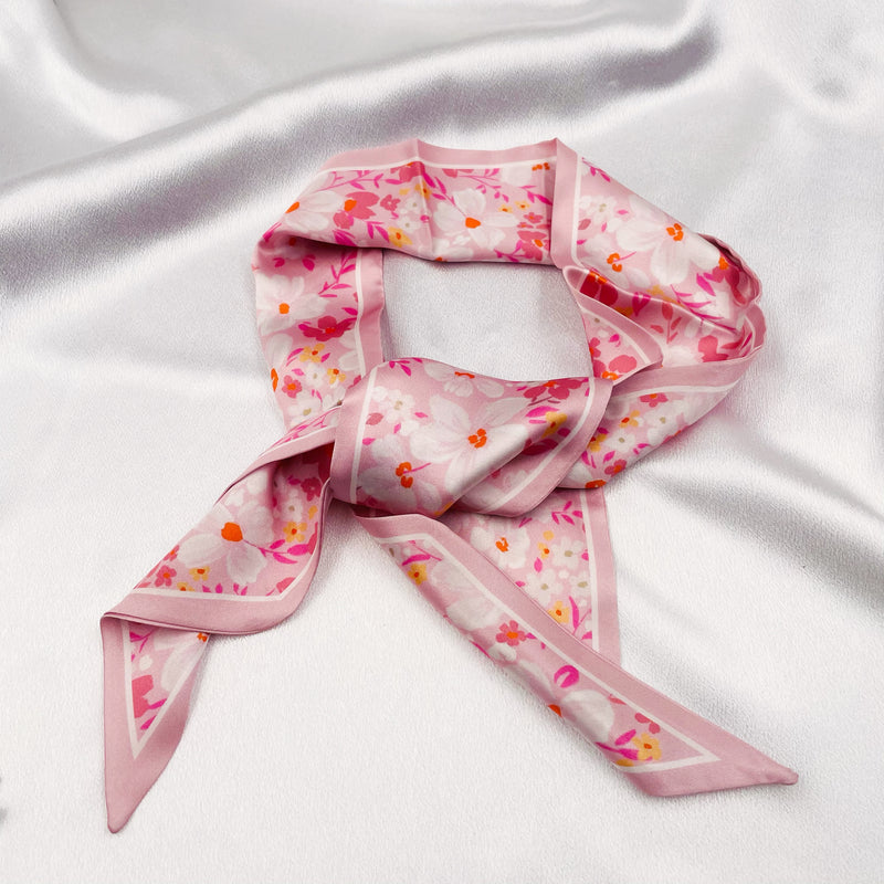 Silky Patterned Long Scarf