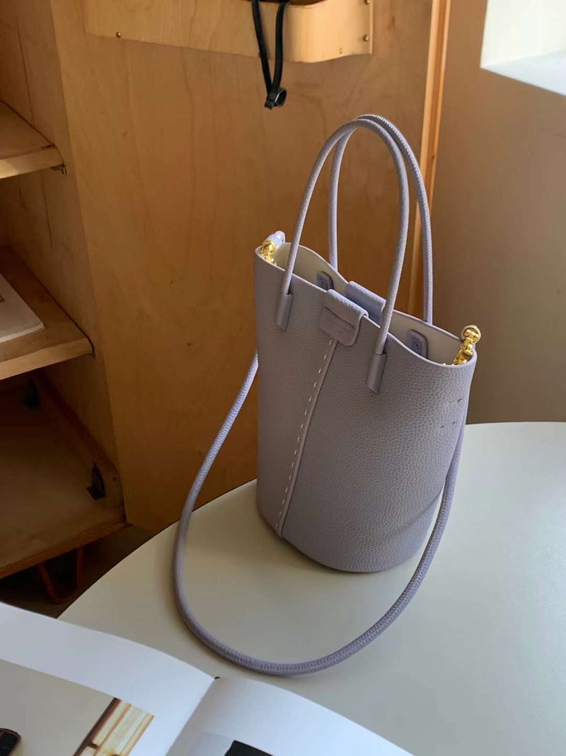 Front Pocket Bucket Bag with Pouch