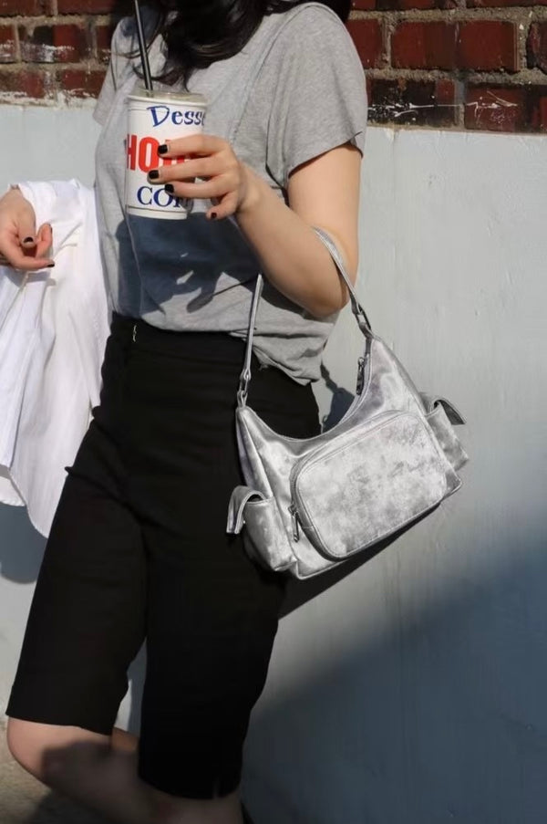 Front Pocket Cargo Shoulder Bag